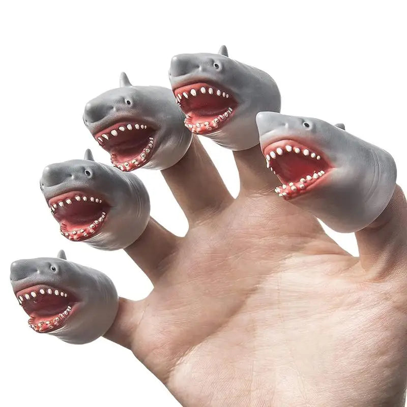 Shark Finger Puppet Play Set