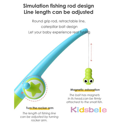 Magnetic Fishing and Whale Bath Toy