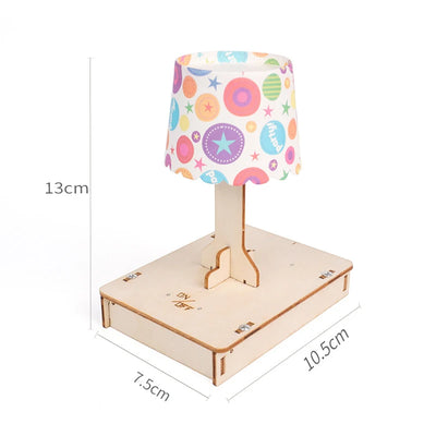 DIY Touch Lamp Wooden Puzzle Kit
