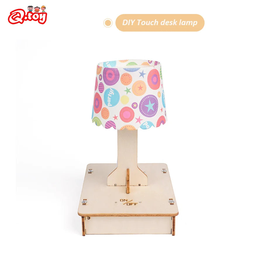 DIY Touch Lamp Wooden Puzzle Kit