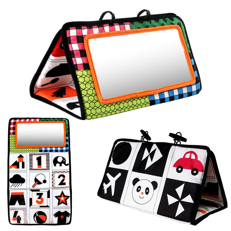 Newborn Sensory Crinkle Book with Mirror