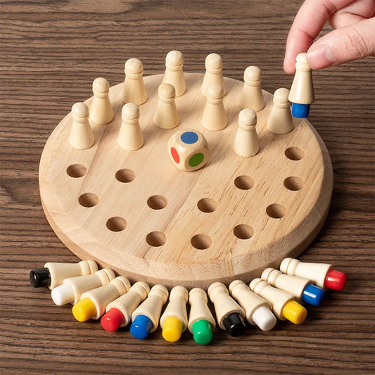 Montessori Memory Board Game – Color Stick Matching Toy