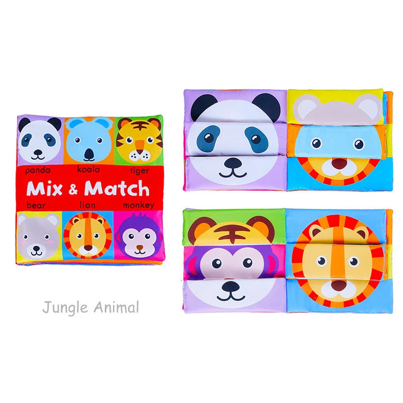 Colorful Soft Crinkle Books for Babies