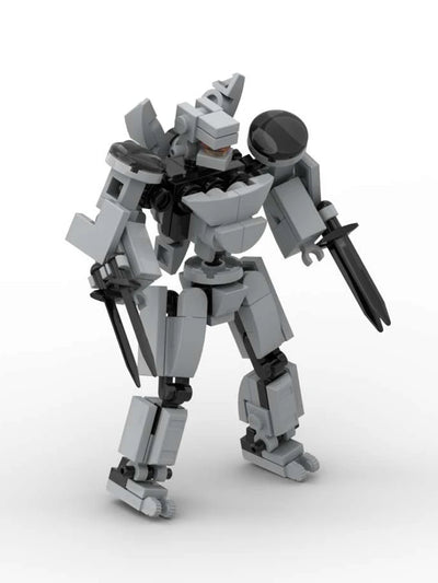 Mecha Warrior Blocks Model