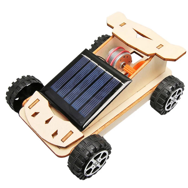 Wooden Solar Race Car Science Toy