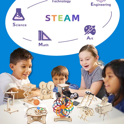 DIY 3D Wooden Vehicle Puzzle Kit