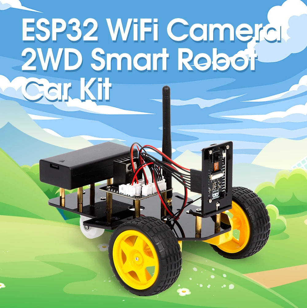 2WD Smart Robot Car with Camera and WiFi