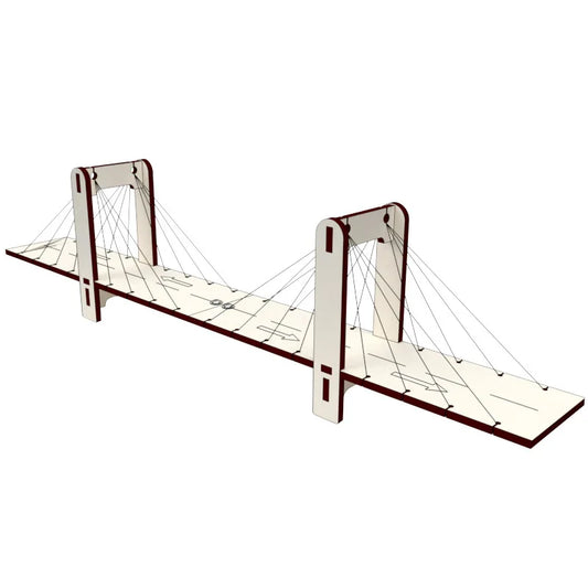 Explore Engineering with the DIY Cable Bridge STEM Model Kit