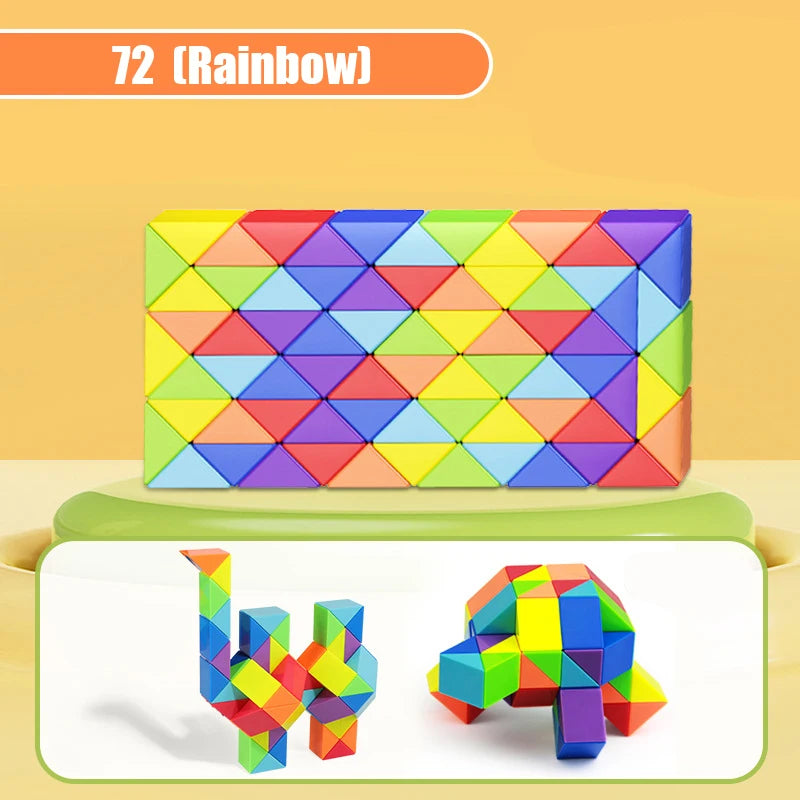 Magic Snake Puzzle Cube Transformable Fidget Toy