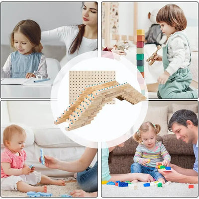 Wooden Stacking Construction Block Set