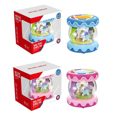 Musical Rotating Light Up Drum Toy