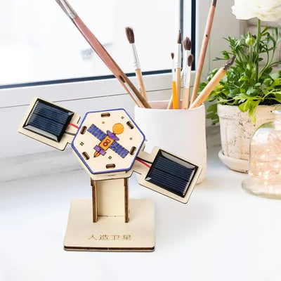 3D Solar Satellite Assembly Kit for School Projects