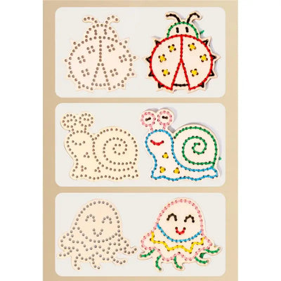 Toddler Sewing and Threading Board Toy