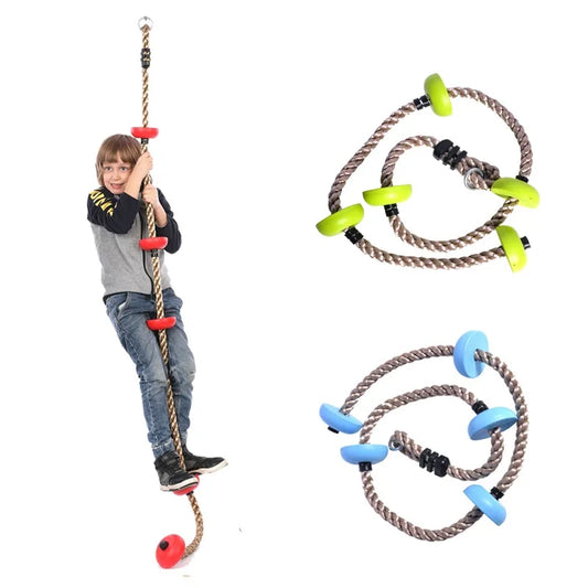 Disc Climbing Rope Swing for Kids Indoor & Outdoor Play