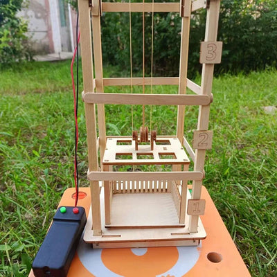 Six-Story Elevator Physics Toy for Kids