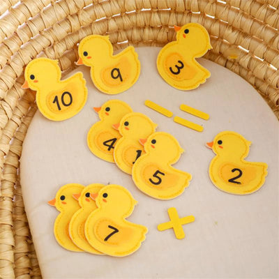 Duck Animal Puppets for Story Time and Math Play