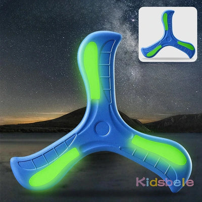 LED Light-Up Boomerang Flying Toy Set