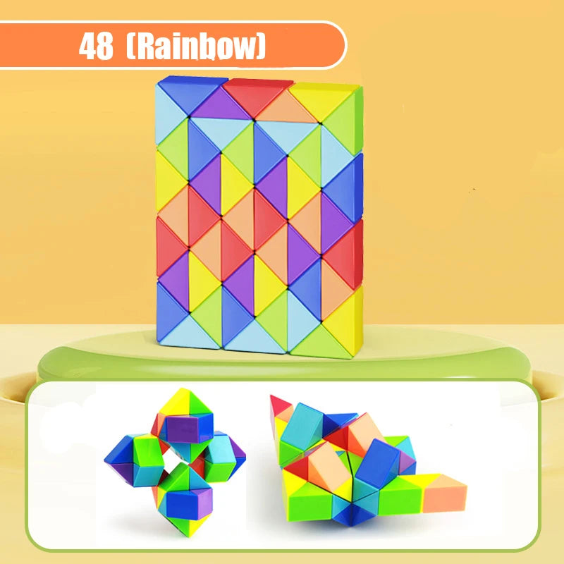Magic Snake Puzzle Cube Transformable Fidget Toy