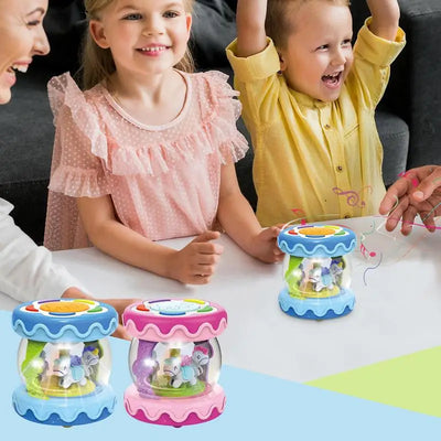 Musical Rotating Light Up Drum Toy
