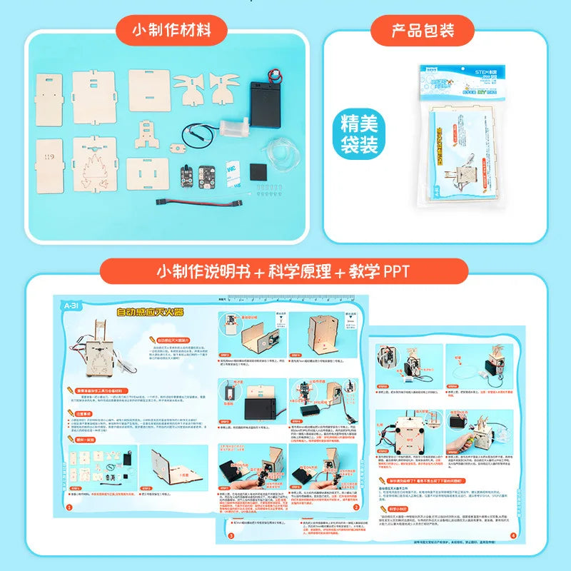 DIY Fire Extinguisher Model Experiment Kit