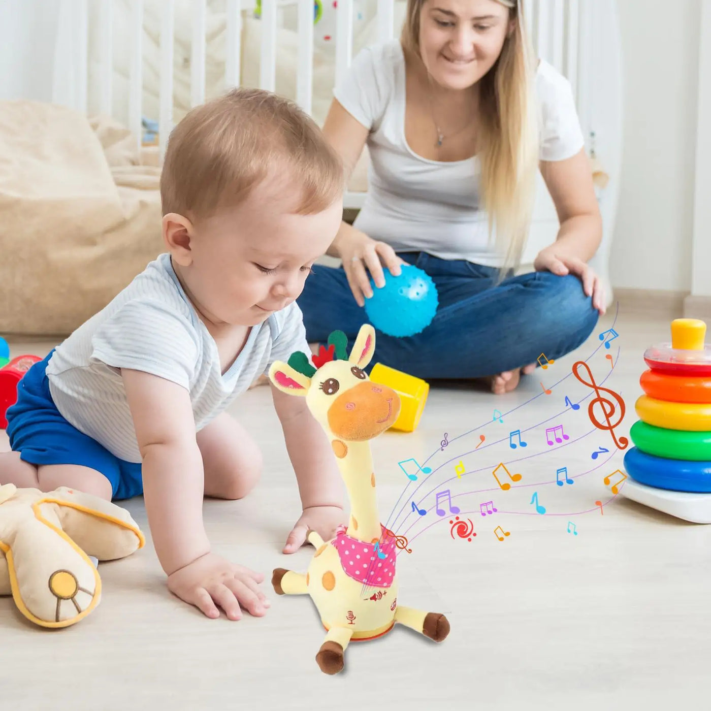 Singing Light-Up Plush Giraffe Toy