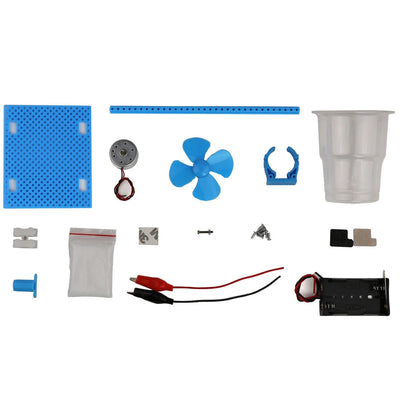 DIY Brine Power Fan Science Toy for Kids