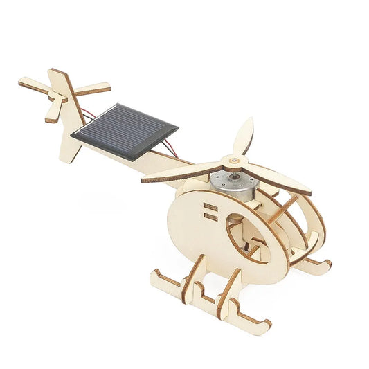 DIY Solar Helicopter Puzzle Kit for STEM Learning