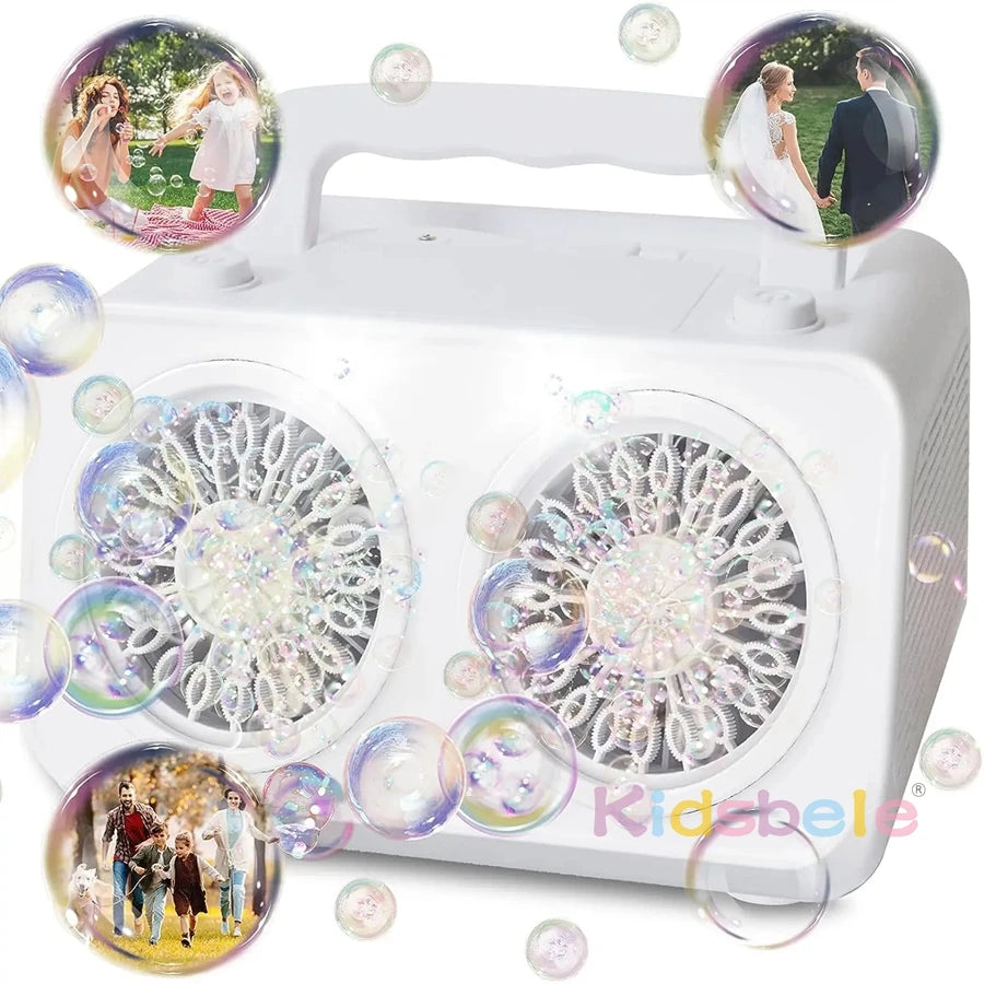 Electric Bubble Machine with Dual Modes