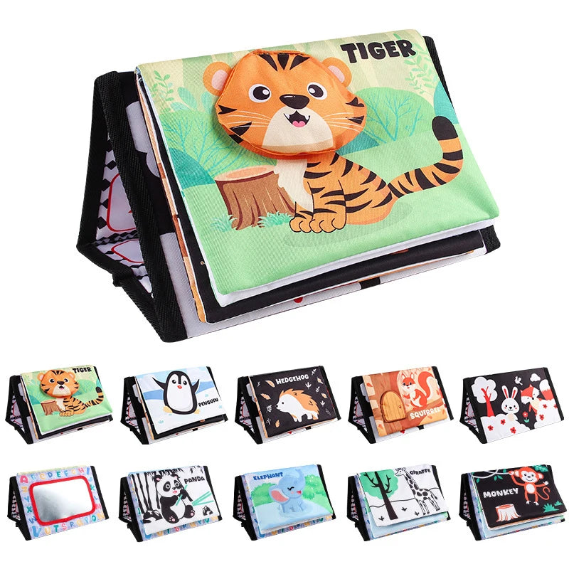 Newborn Sensory Crinkle Book with Mirror