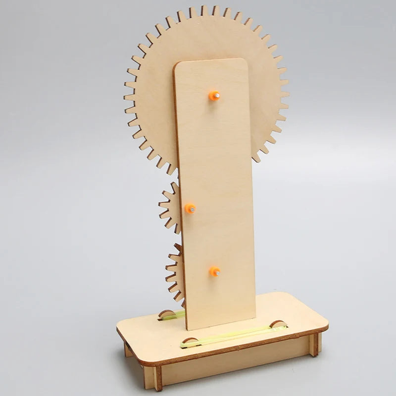 Wooden Gear Wheel DIY STEM Toy for Kids