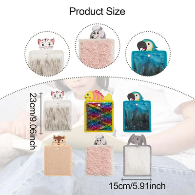 Textured Animal Sensory Tiles for Kids
