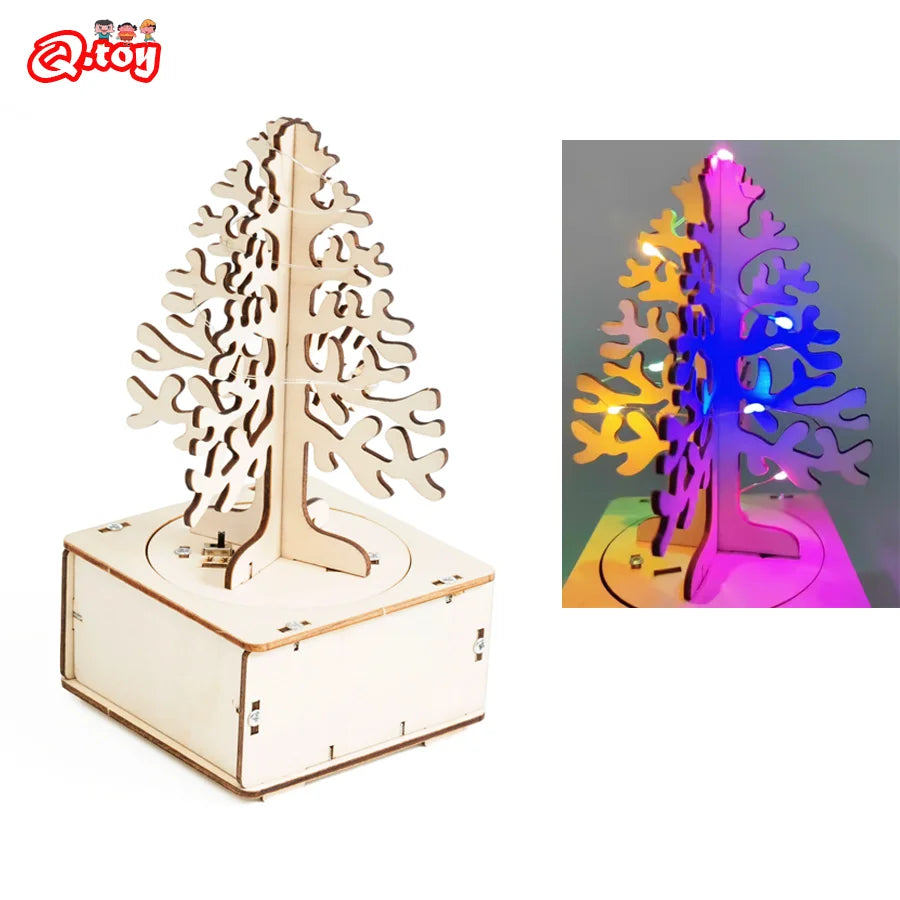 DIY Light-Up Christmas Tree Project