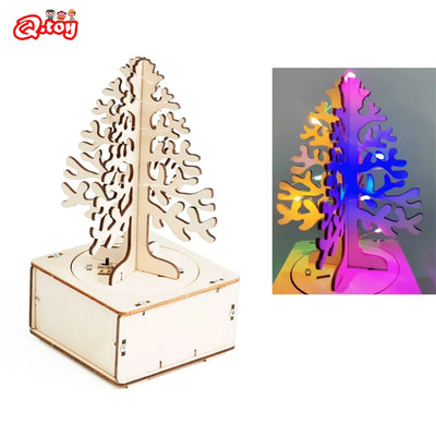 DIY Light-Up Christmas Tree Project