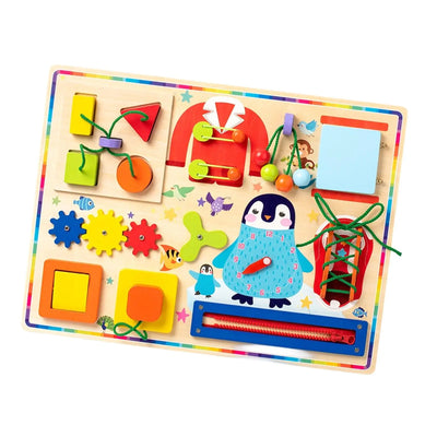 Busy Board Fine Motor Toy for Preschoolers