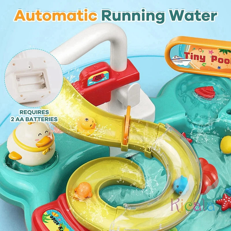 Kids Kitchen Sink and Fishing Toy Set