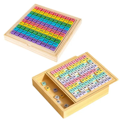 Wooden Sudoku Puzzle Board with Number Drawer