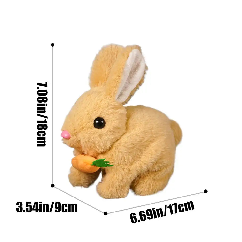 Jumping Interactive Plush Bunny Toy