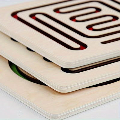 Montessori Coordination Puzzle – Trajectory Tracing Toy