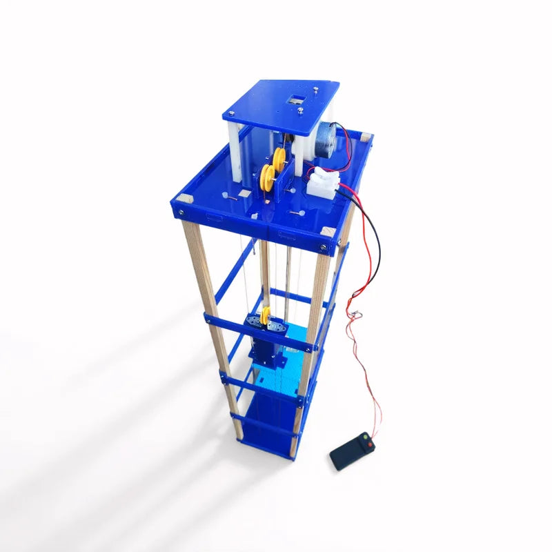DIY Elevator Model STEM Physics Toy for Kids