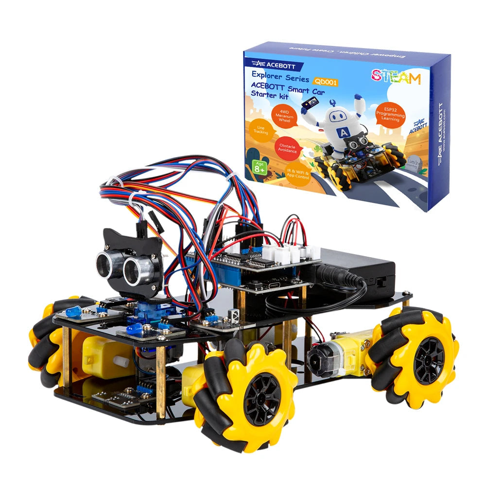 ESP32 Smart Car Starter Kit with Code Learning