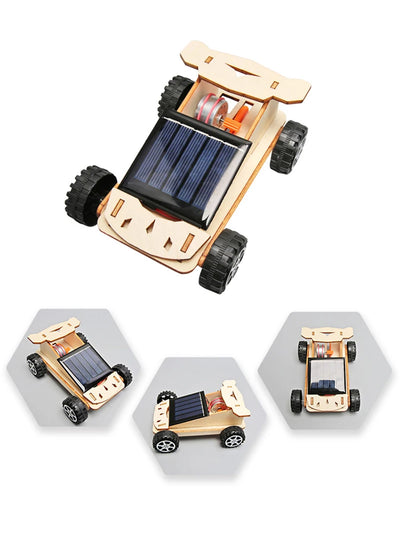 Wooden Solar Race Car Science Toy