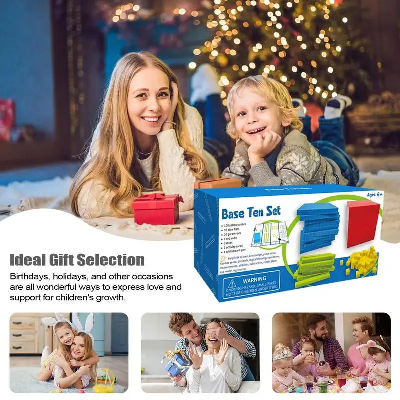 Base Ten Counting Blocks Set