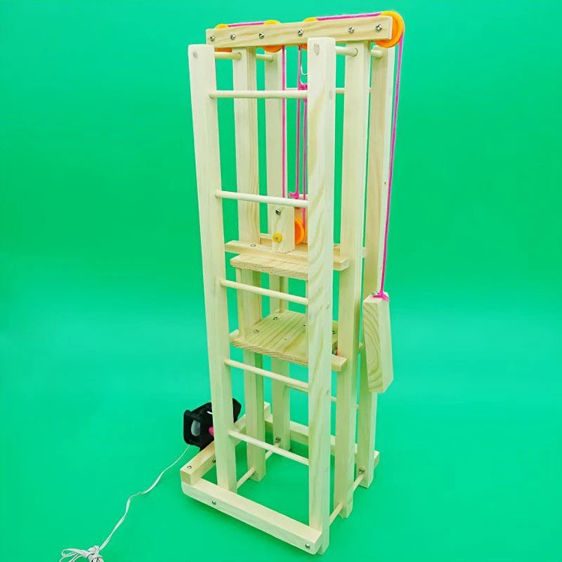 Wooden Elevator Model Science Toy