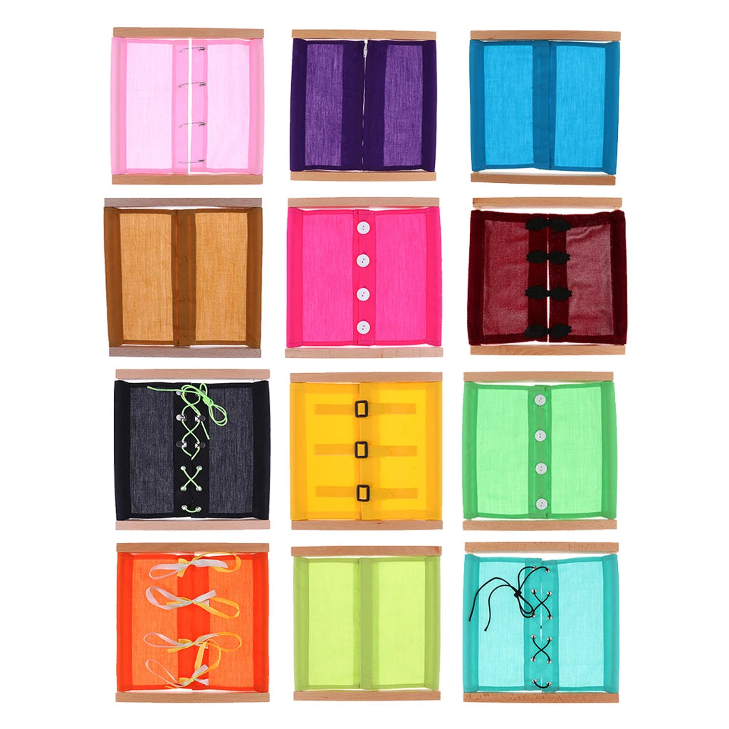 Wooden Dressing Frame Life Skills Toy