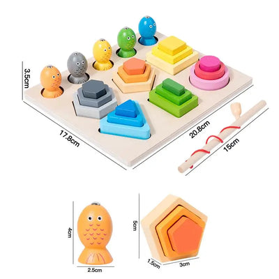 Wooden Shape Sorting Puzzle Toy