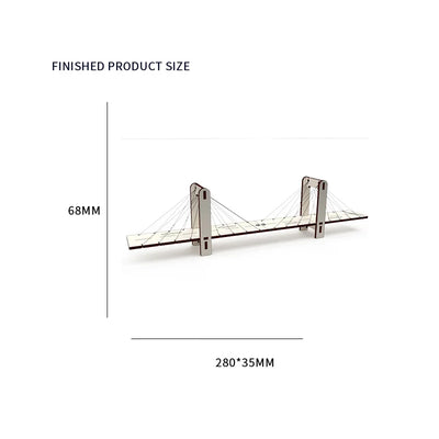 DIY Cable Bridge STEM Model Kit