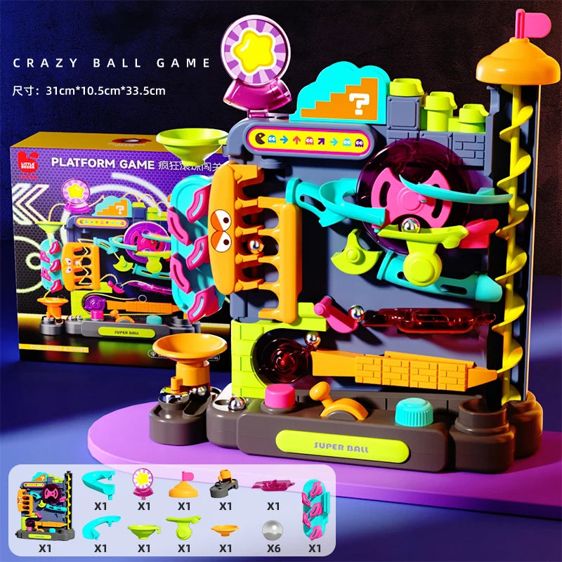 Montessori Multi-Layer Rolling Ball Track