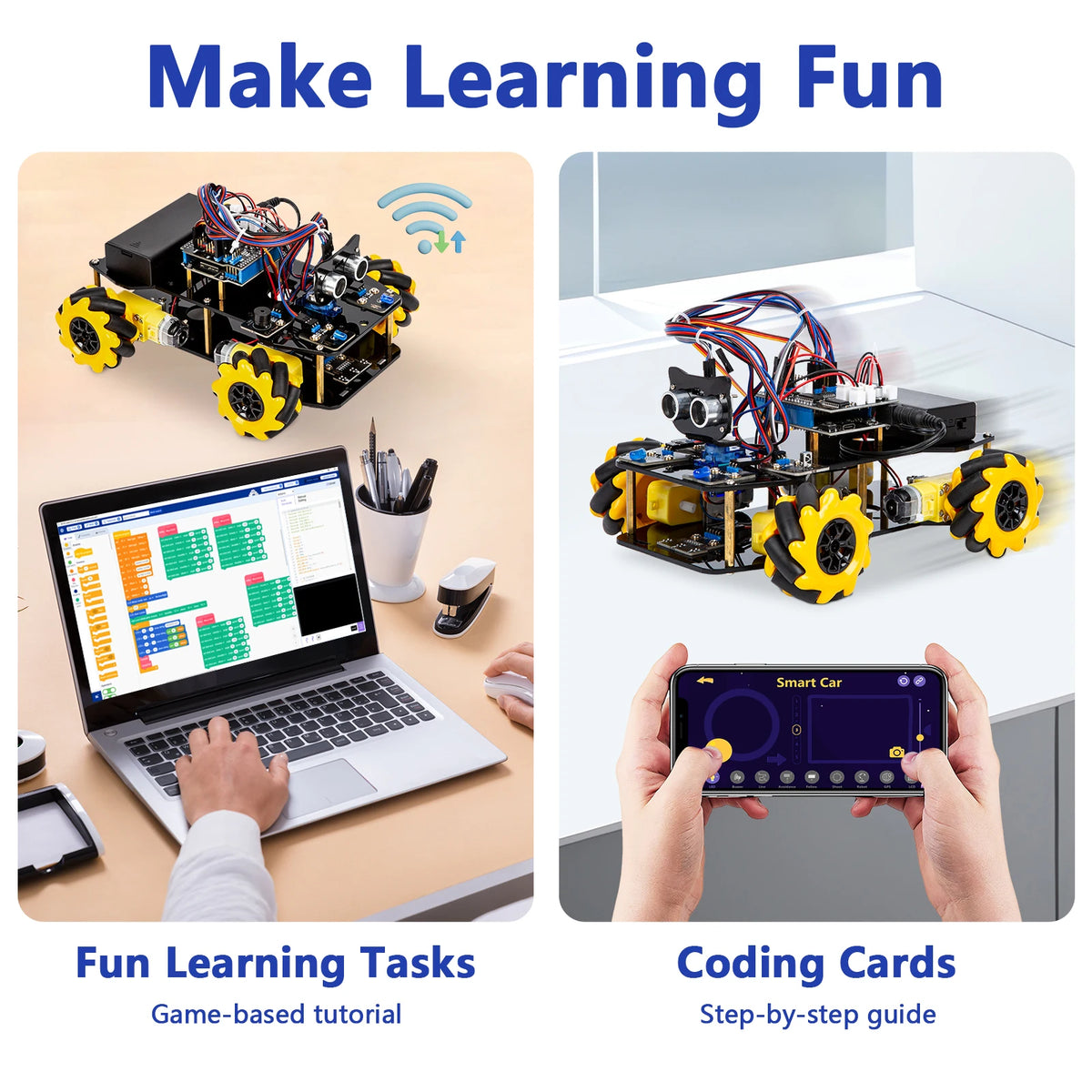 ESP32 Smart Car Starter Kit - Coding