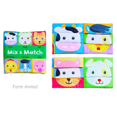 Colorful Soft Crinkle Books for Babies