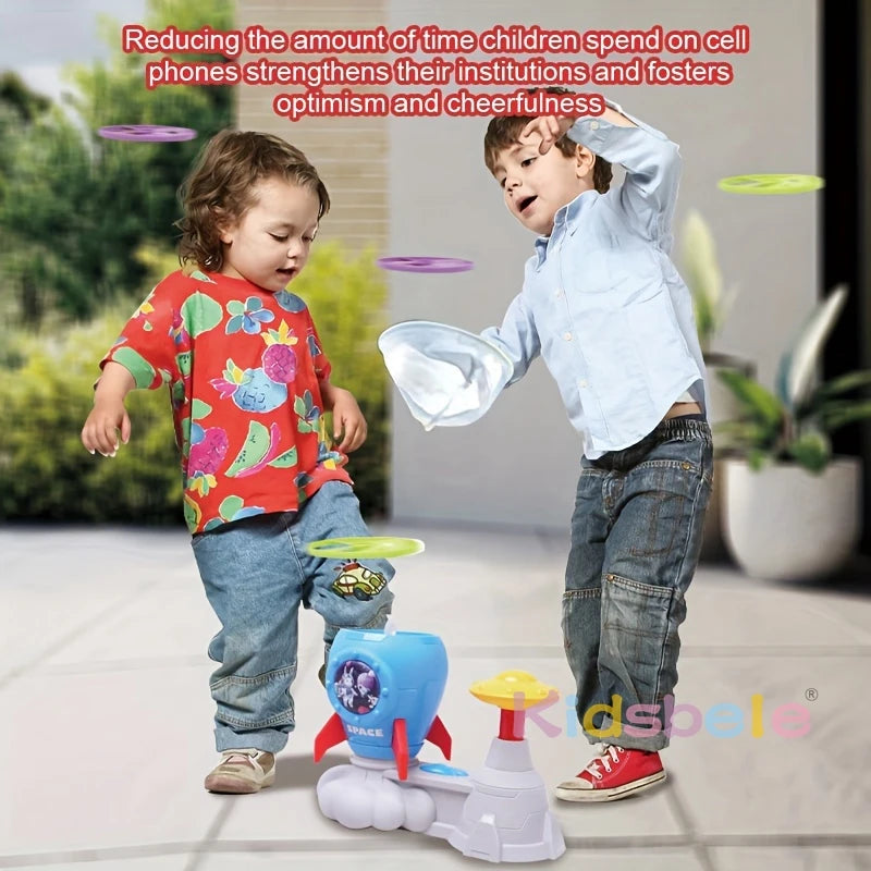 Flying Disc Launcher Outdoor Toy